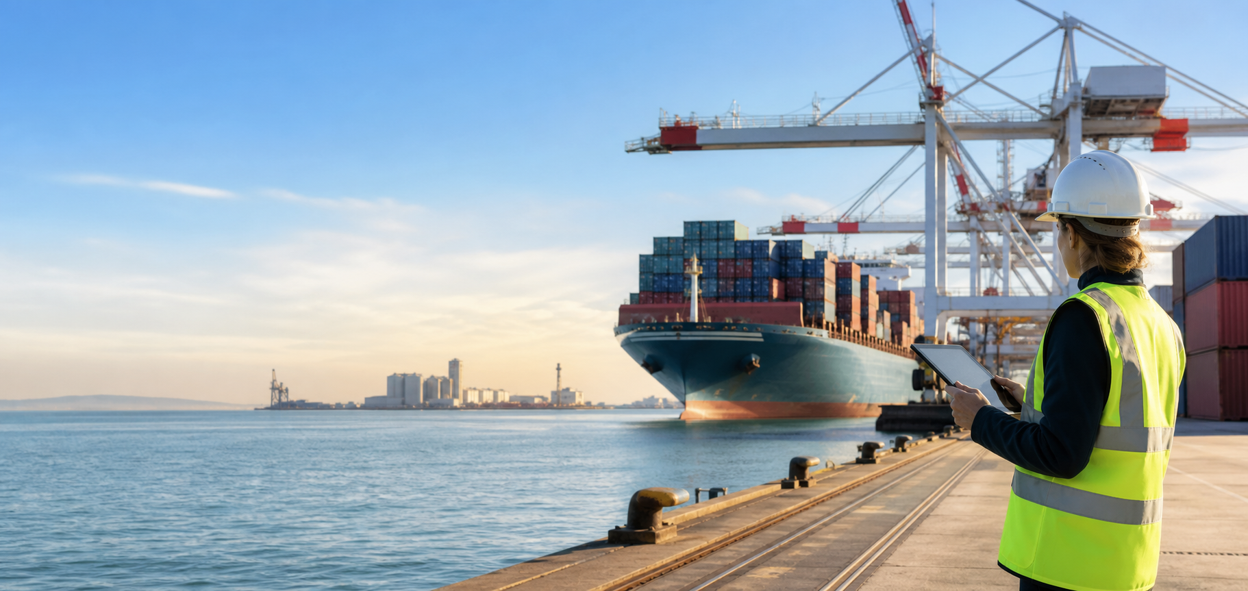 Industrial supplies Australia procurement and commercial supply chain operations at a port